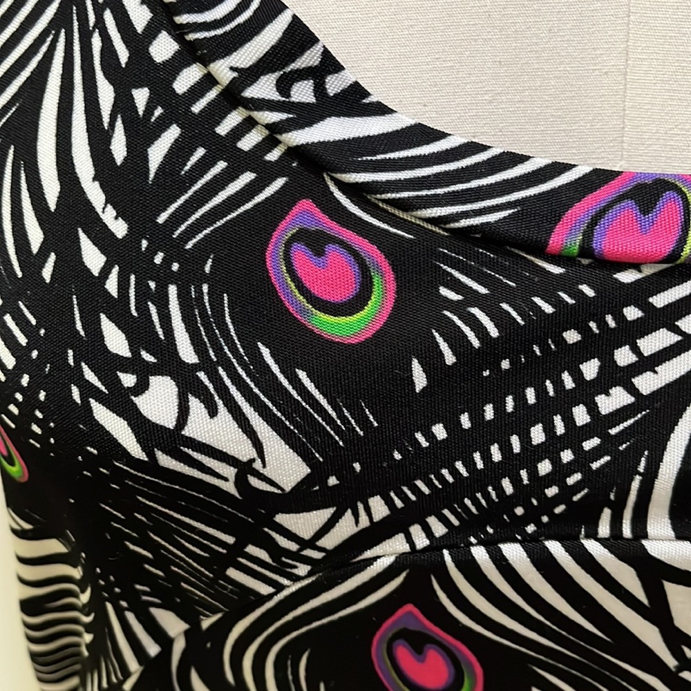 Peacock Patterned Tank Top - image 2